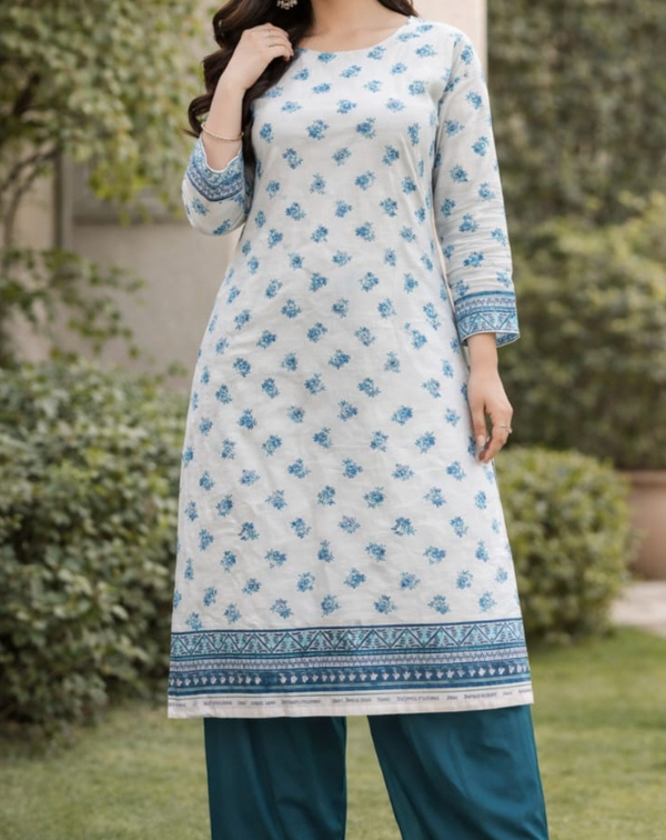 Sapphire 2pcs lawn suits